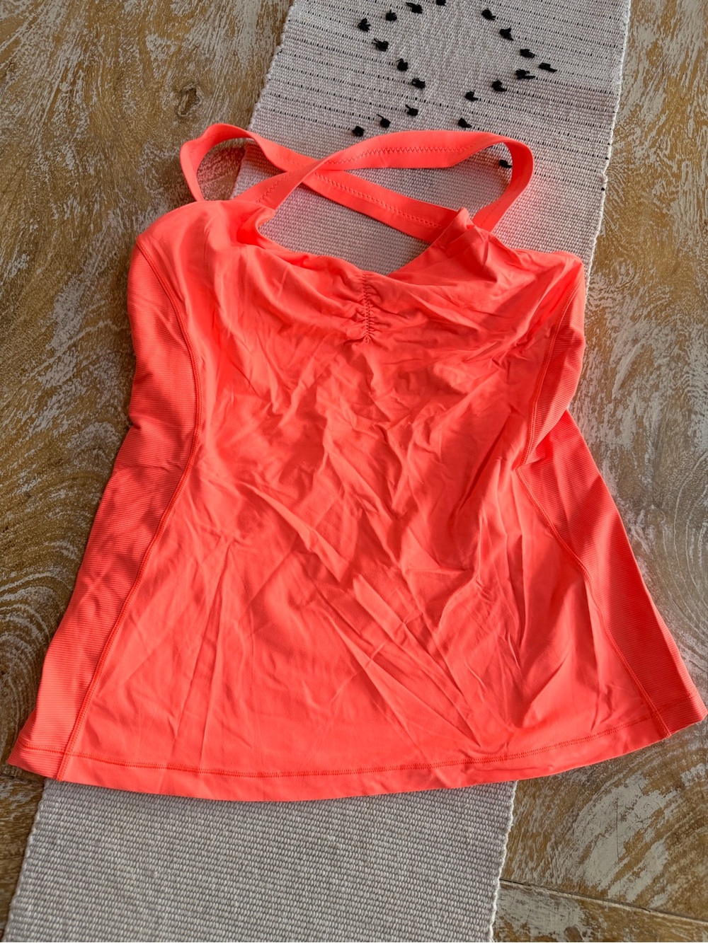 Lululemon Women's Coral Cross-Back Camisole Tank Top
